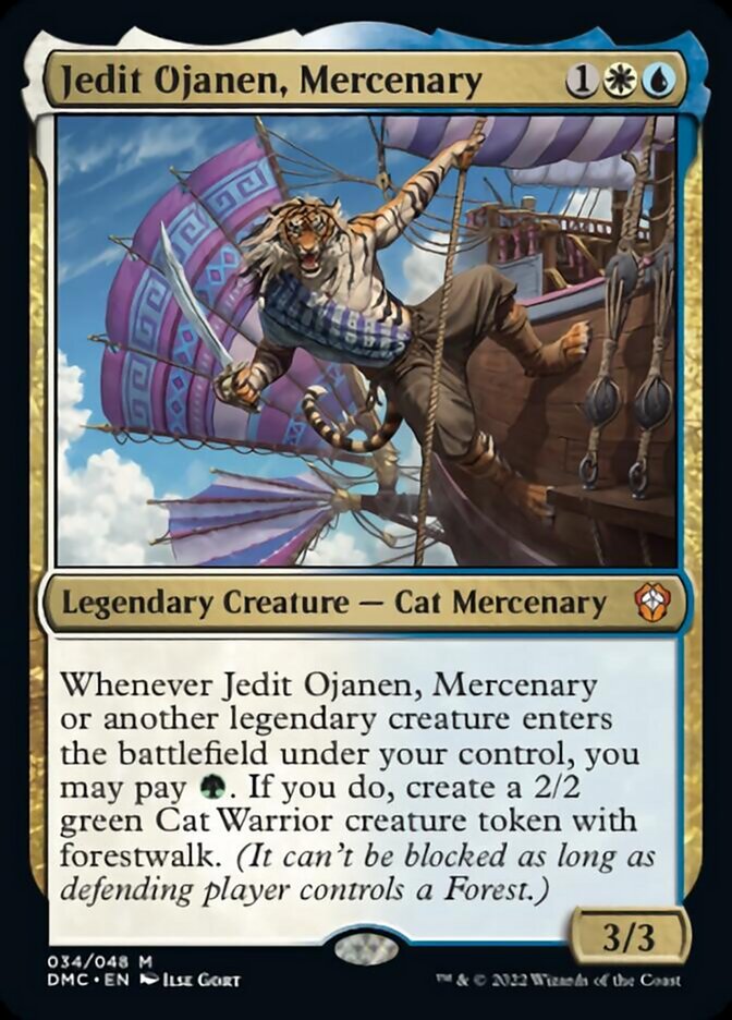 Jedit Ojanen, Mercenary [Dominaria United Commander] | Chromatic Games