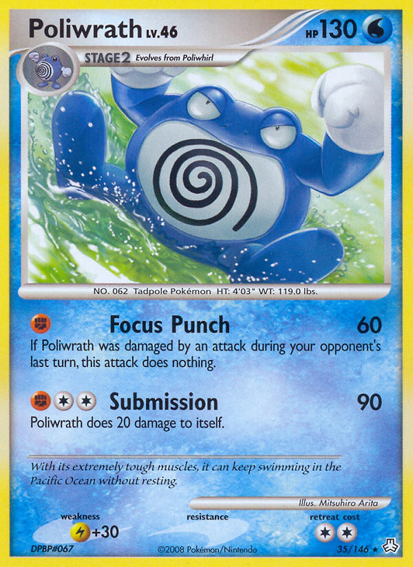 Poliwrath (35/146) [Diamond & Pearl: Legends Awakened] | Chromatic Games