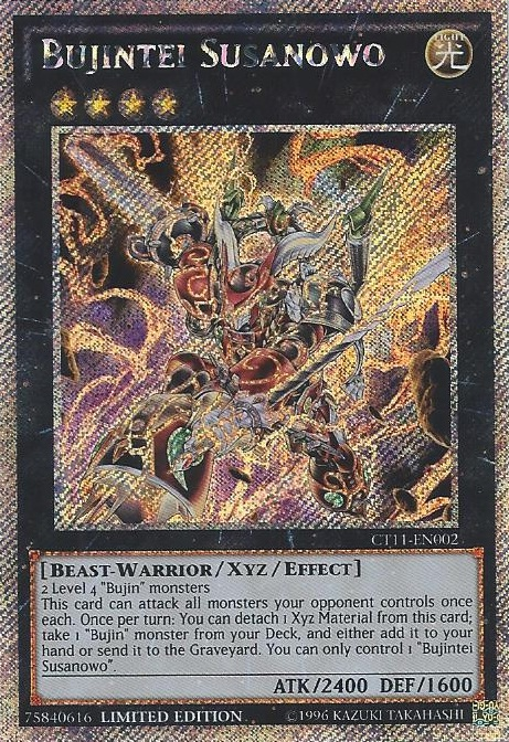 Bujintei Susanowo [CT11-EN002] Secret Rare | Chromatic Games