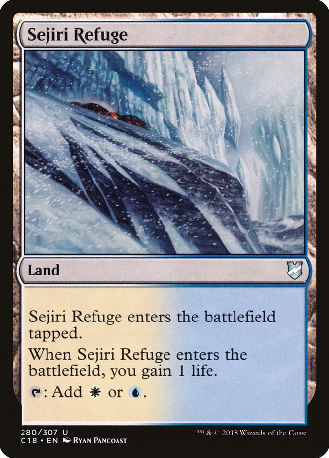 Sejiri Refuge [Commander 2018] | Chromatic Games