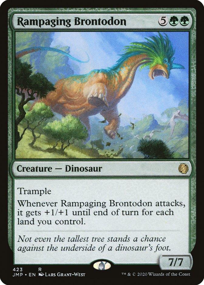 Rampaging Brontodon [Jumpstart] | Chromatic Games