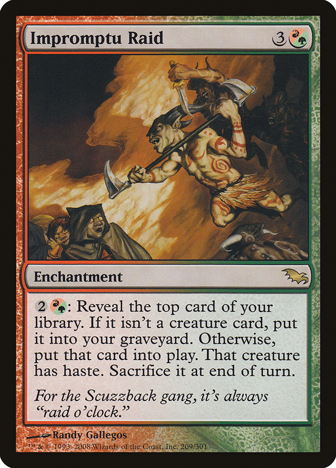 Impromptu Raid [Shadowmoor] | Chromatic Games