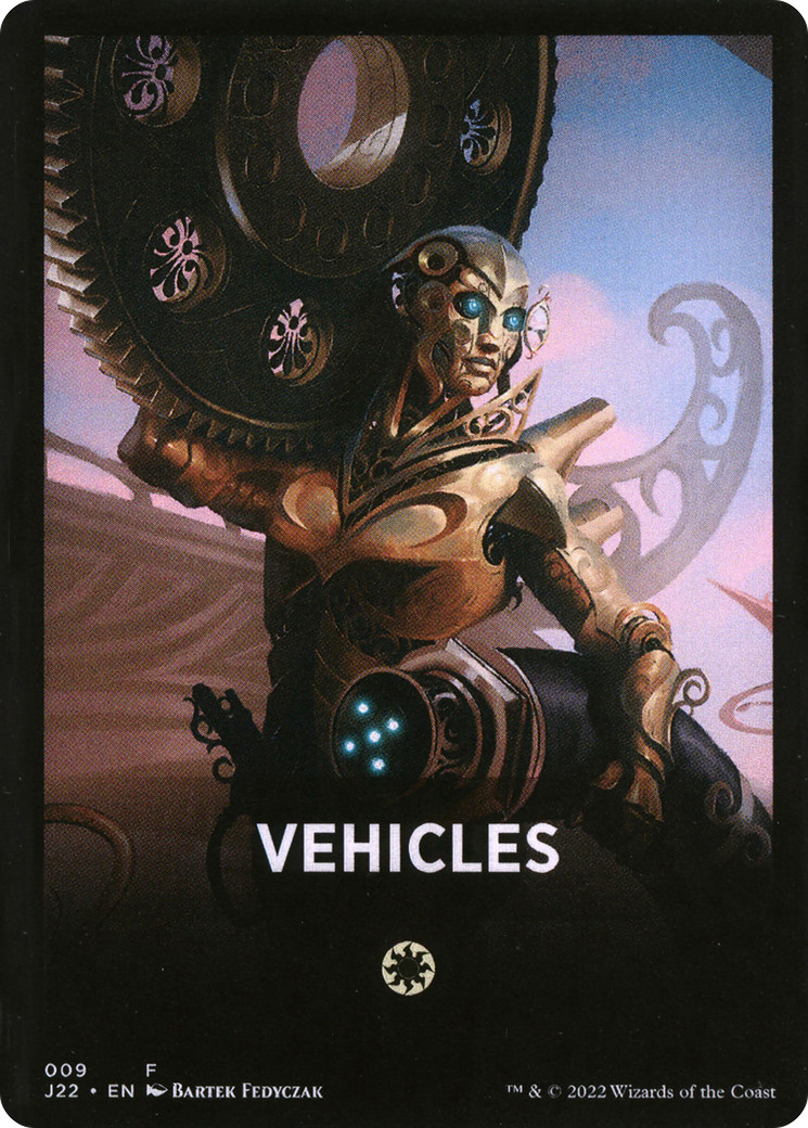 Vehicles Theme Card [Jumpstart 2022 Front Cards] | Chromatic Games