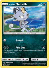 Alolan Meowth (SM43) [Sun & Moon: Black Star Promos] | Chromatic Games