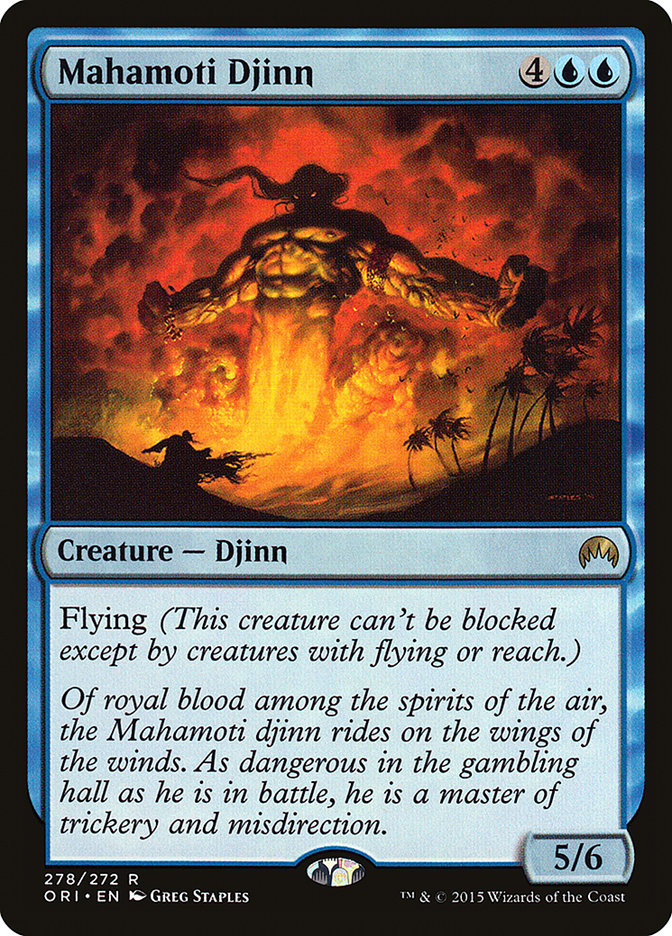 Mahamoti Djinn [Magic Origins] | Chromatic Games