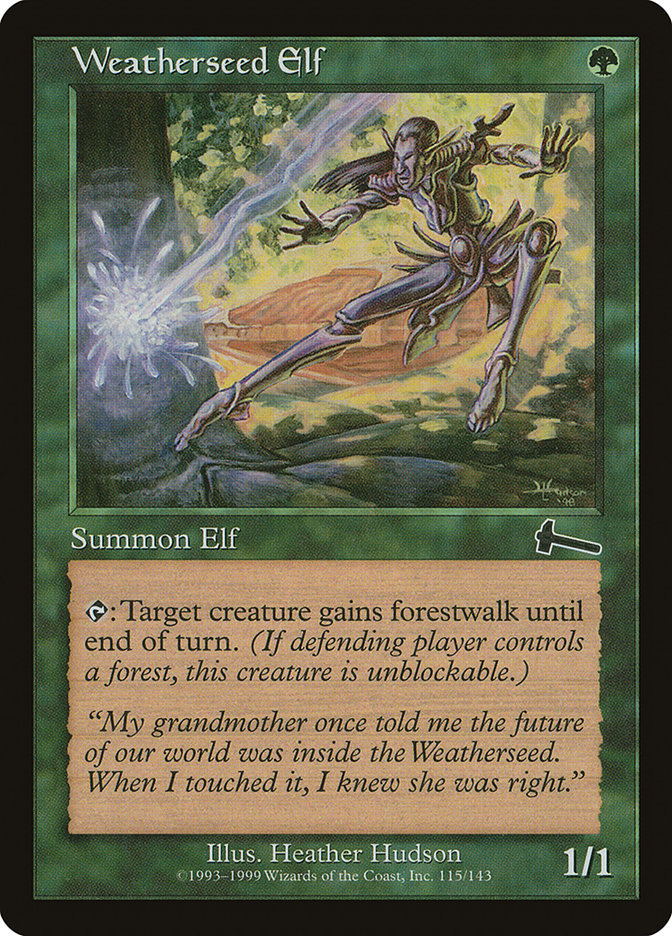 Weatherseed Elf [Urza's Legacy] | Chromatic Games