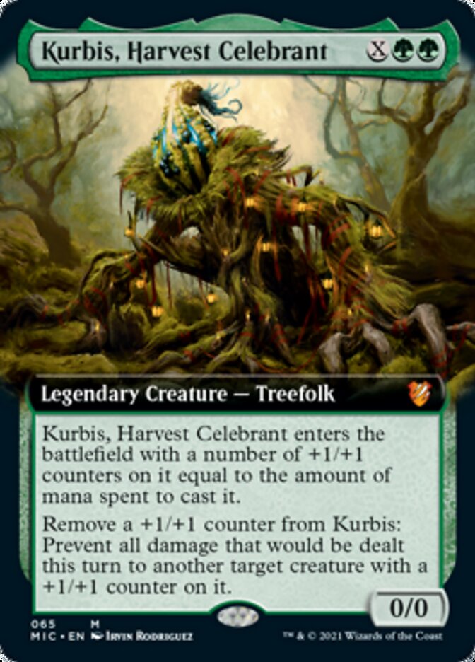 Kurbis, Harvest Celebrant (Extended Art) [Innistrad: Midnight Hunt Commander] | Chromatic Games