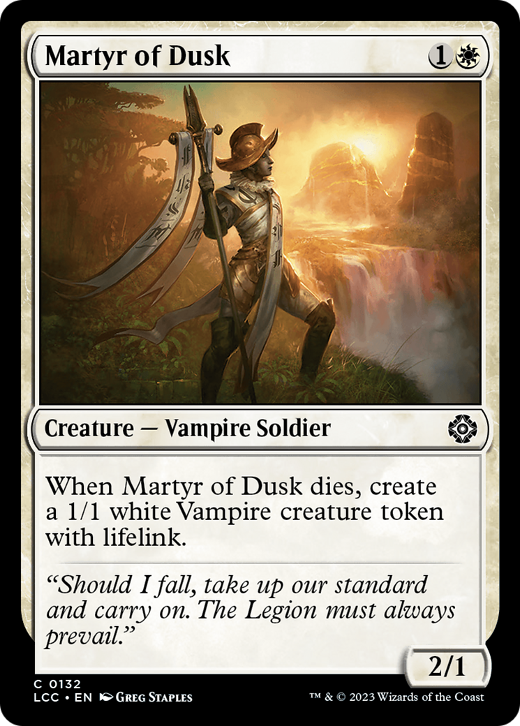 Martyr of Dusk [The Lost Caverns of Ixalan Commander] | Chromatic Games