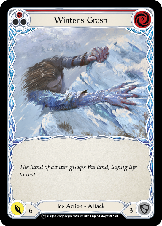 Winter's Grasp (Red) [U-ELE160] (Tales of Aria Unlimited)  Unlimited Normal | Chromatic Games