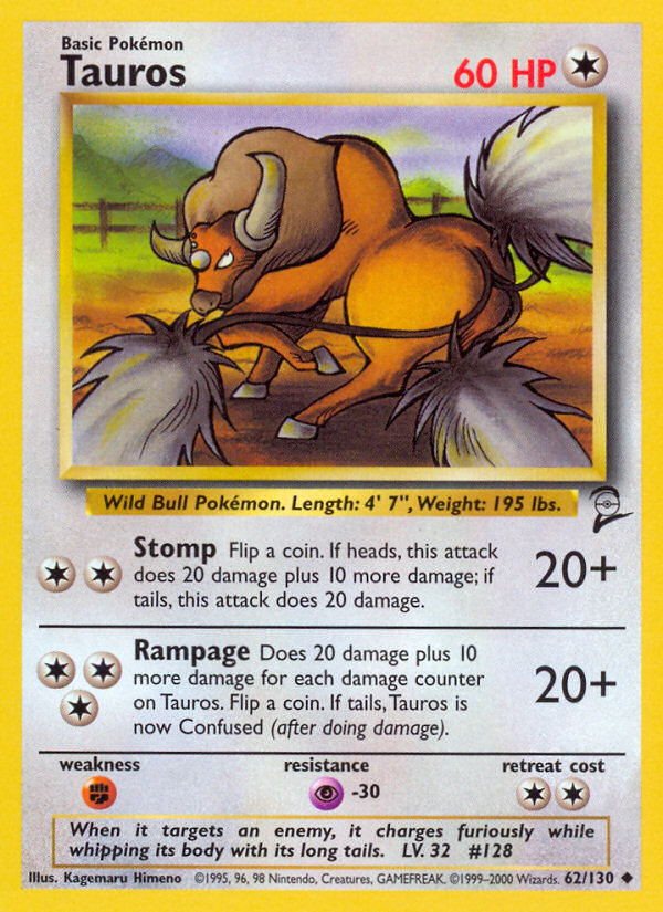 Tauros [Base Set 2] | Chromatic Games