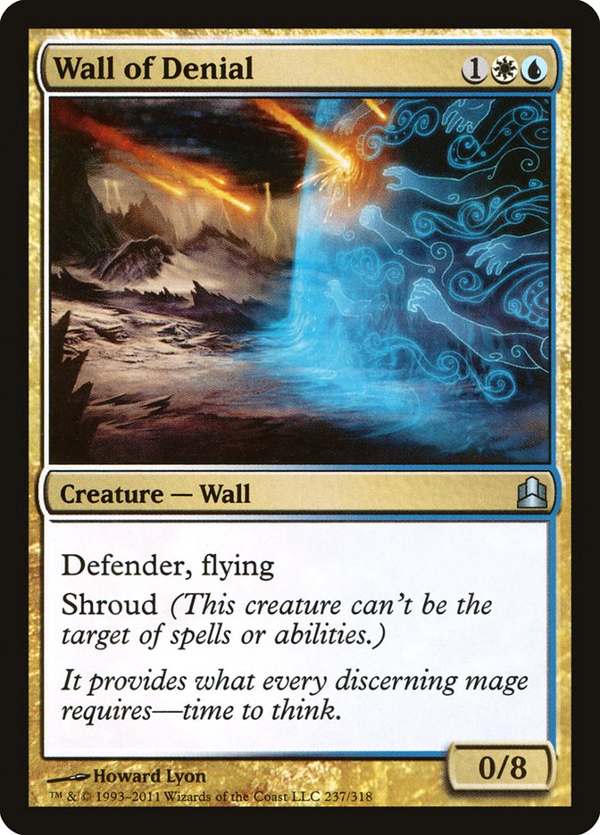 Wall of Denial [Commander 2011] | Chromatic Games