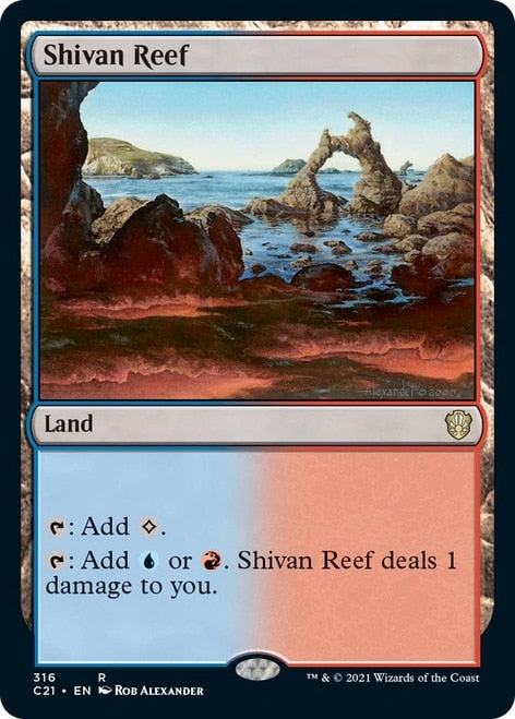 Shivan Reef [Commander 2021] | Chromatic Games