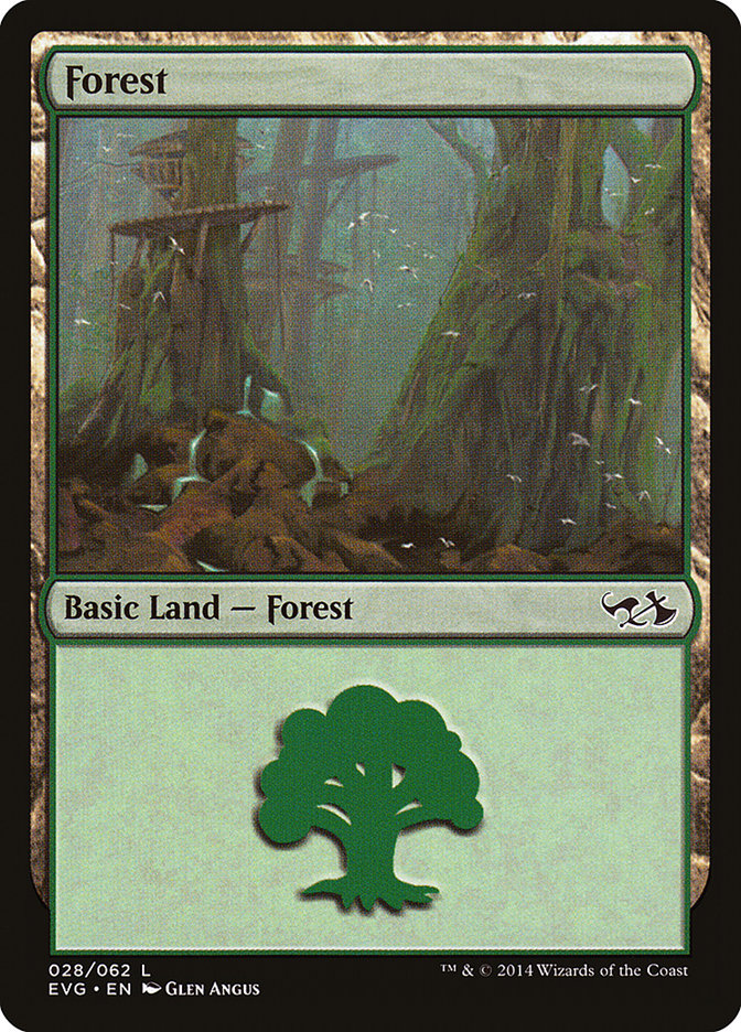 Forest (28) (Elves vs. Goblins) [Duel Decks Anthology] | Chromatic Games