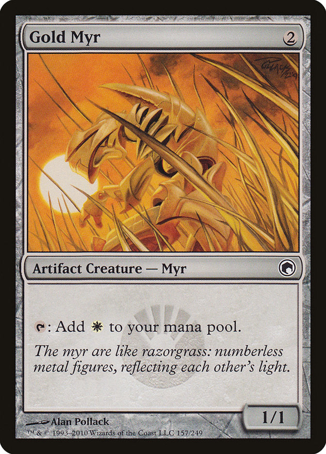 Gold Myr [Scars of Mirrodin] | Chromatic Games