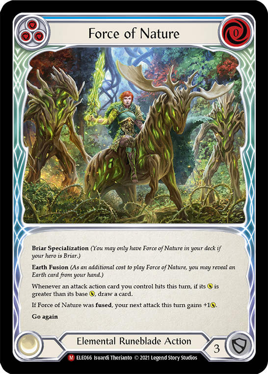 Force of Nature [ELE066] (Tales of Aria)  1st Edition Normal | Chromatic Games