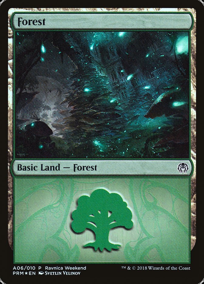 Forest (A06) [Ravnica Allegiance Ravnica Weekend] | Chromatic Games