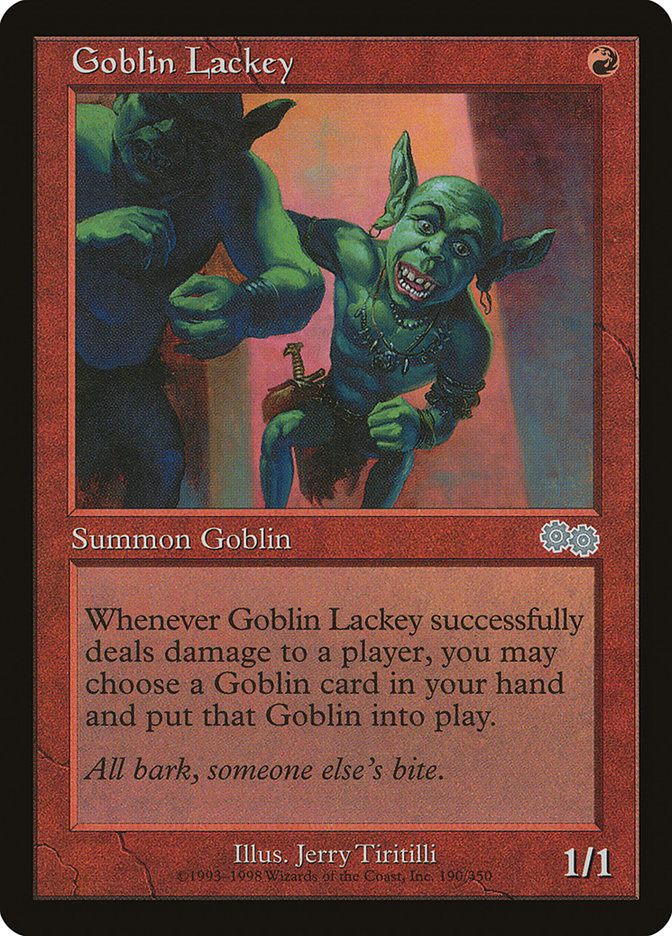 Goblin Lackey [Urza's Saga] | Chromatic Games