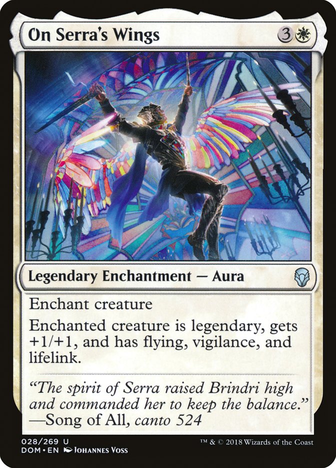 On Serra's Wings [Dominaria] | Chromatic Games