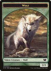 Wolf // Zombie Double-Sided Token [Commander 2015 Tokens] | Chromatic Games