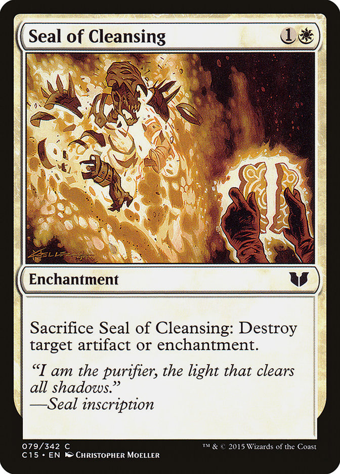 Seal of Cleansing [Commander 2015] | Chromatic Games