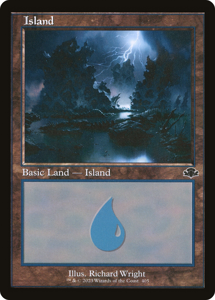 Island (405) (Retro) [Dominaria Remastered] | Chromatic Games