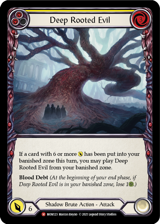 Deep Rooted Evil [MON123] (Monarch)  1st Edition Normal | Chromatic Games