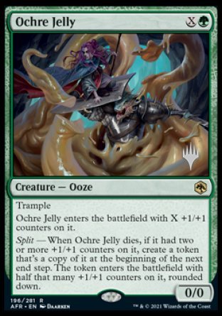 Ochre Jelly (Promo Pack) [Dungeons & Dragons: Adventures in the Forgotten Realms Promos] | Chromatic Games