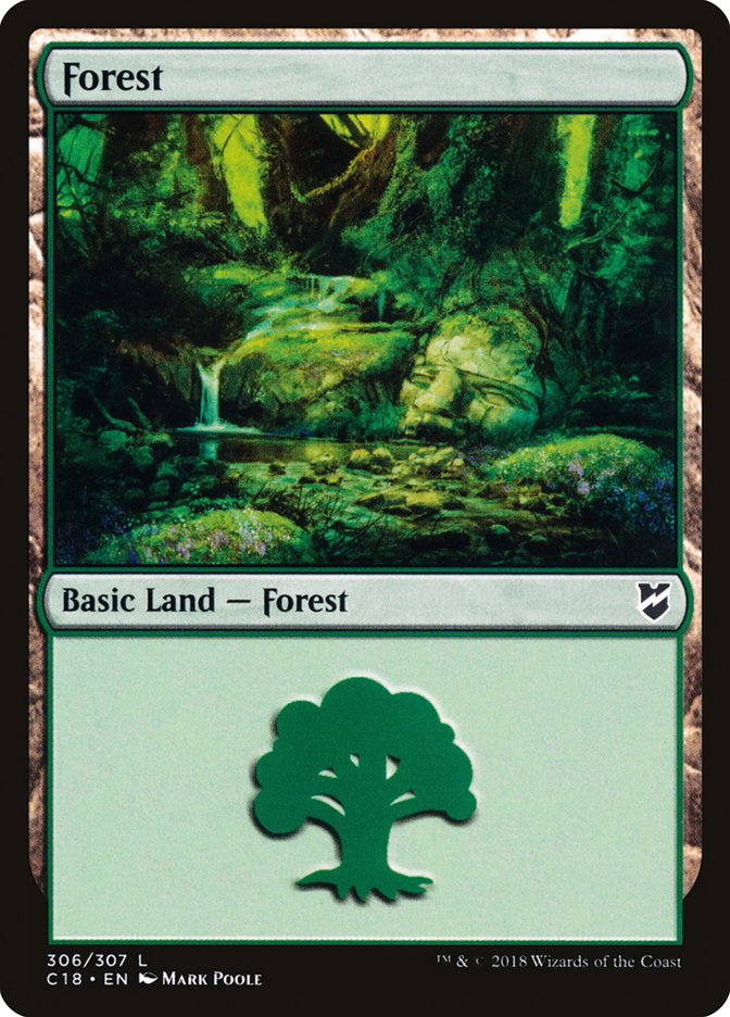 Forest (306) [Commander 2018] | Chromatic Games