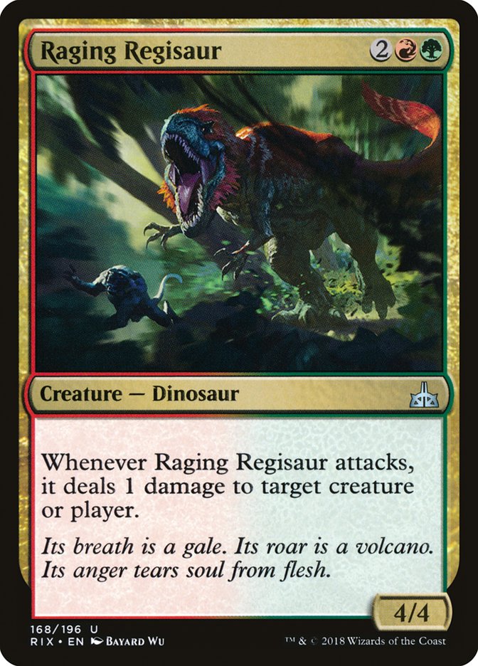 Raging Regisaur [Rivals of Ixalan] | Chromatic Games