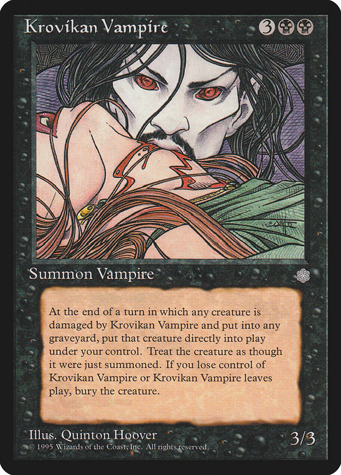 Krovikan Vampire [Ice Age] | Chromatic Games