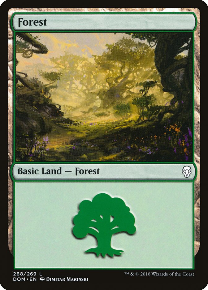 Forest (268) [Dominaria] | Chromatic Games