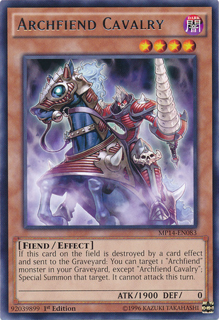 Archfiend Cavalry [MP14-EN083] Rare | Chromatic Games