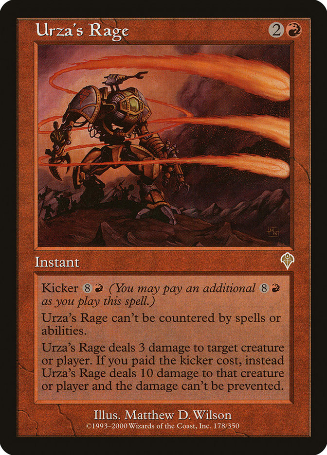 Urza's Rage [Invasion] | Chromatic Games