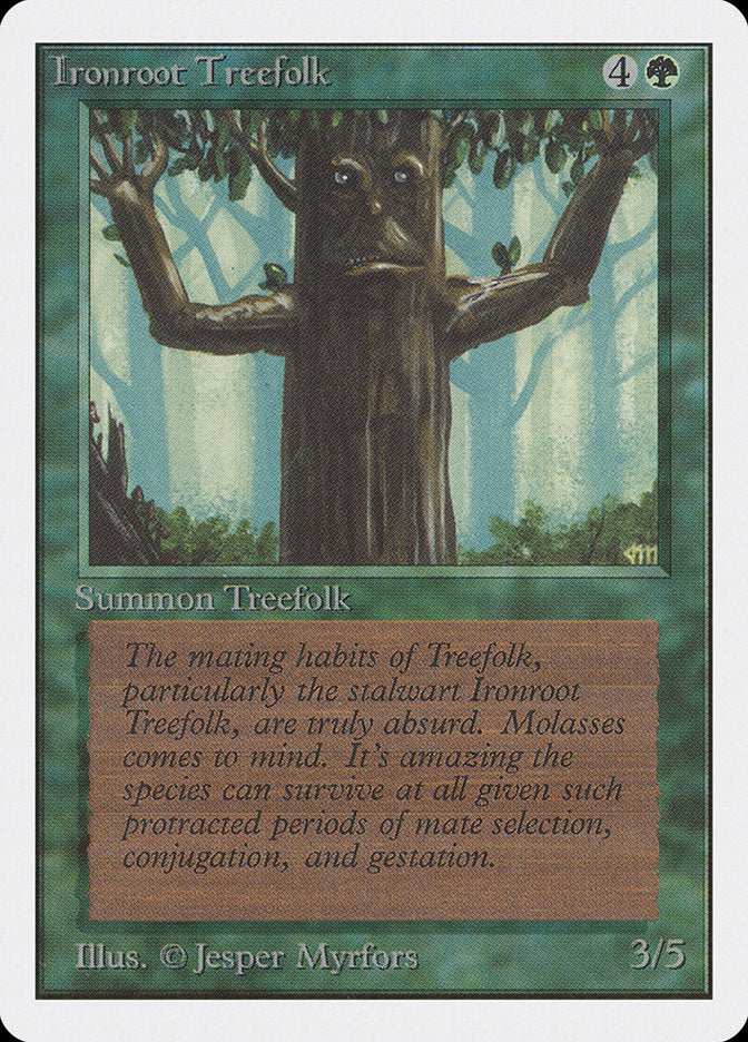 Ironroot Treefolk [Unlimited Edition] | Chromatic Games