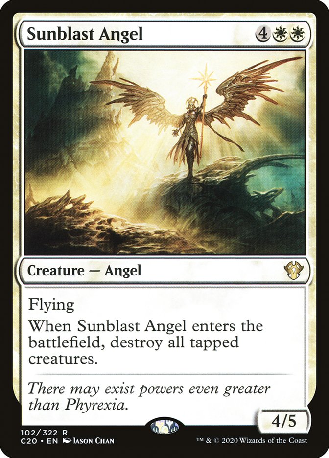 Sunblast Angel [Commander 2020] | Chromatic Games