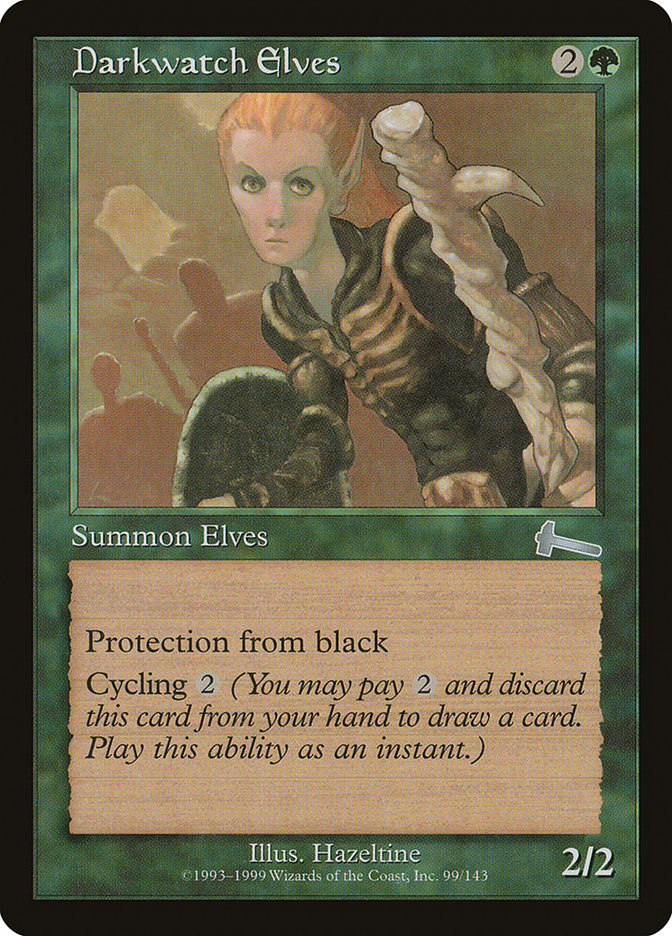 Darkwatch Elves [Urza's Legacy] | Chromatic Games