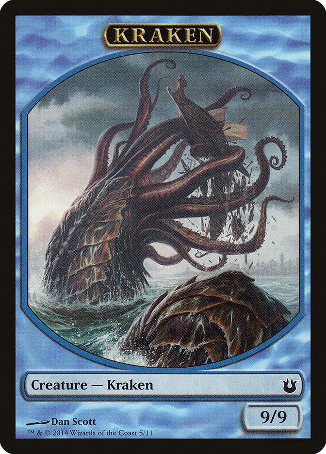 Kraken Token [Born of the Gods Tokens] | Chromatic Games