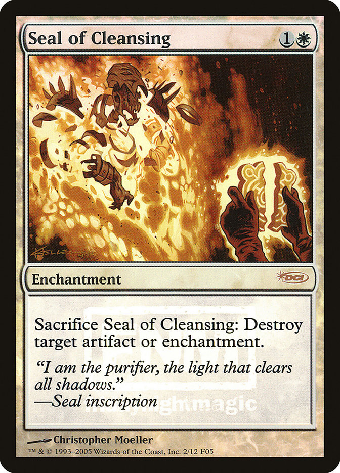 Seal of Cleansing [Friday Night Magic 2005] | Chromatic Games