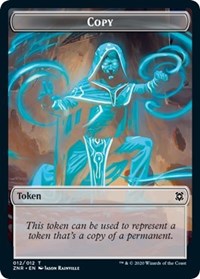 Copy // Illusion Double-Sided Token [Zendikar Rising Tokens] | Chromatic Games