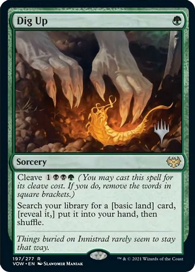 Dig Up (Promo Pack) [Innistrad: Crimson Vow Promos] | Chromatic Games