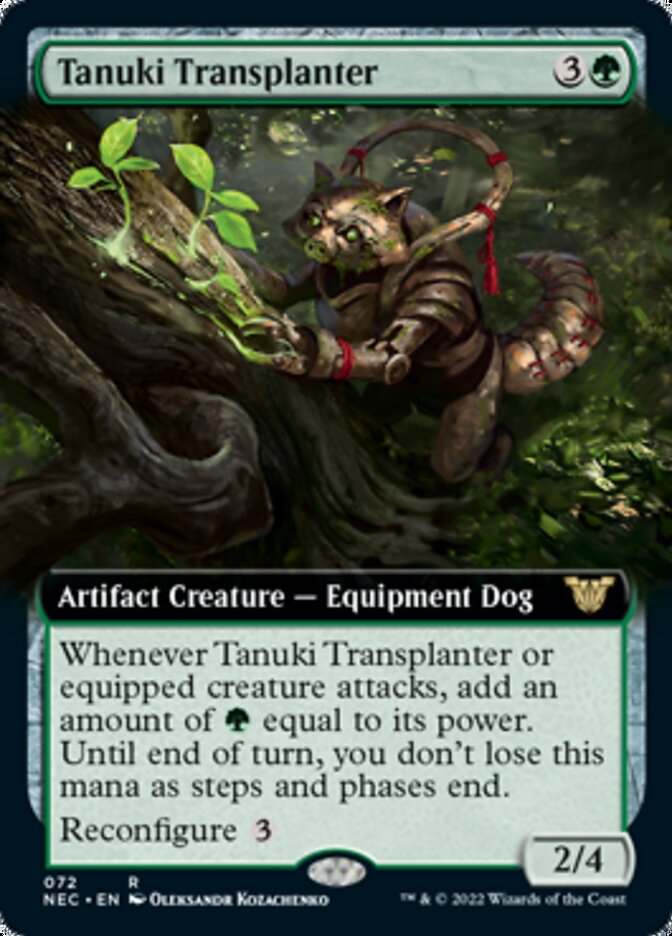 Tanuki Transplanter (Extended Art) [Kamigawa: Neon Dynasty Commander] | Chromatic Games