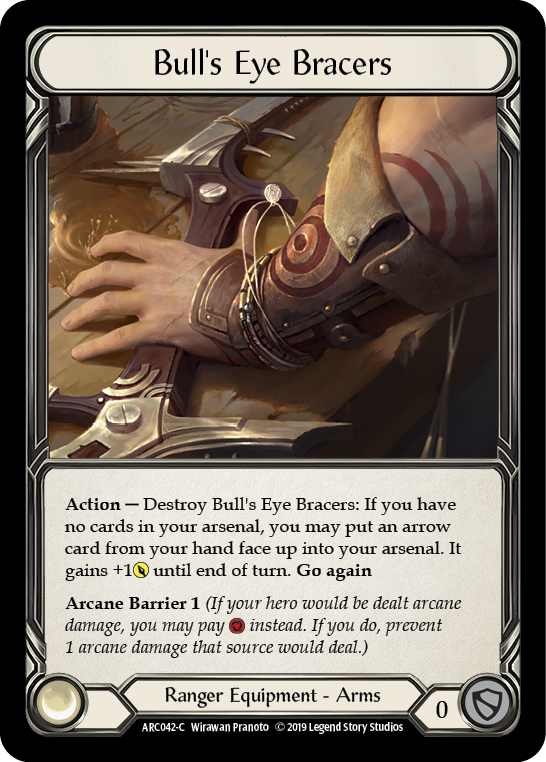 Bull's Eye Bracers [ARC042-C] (Arcane Rising)  1st Edition Cold Foil | Chromatic Games