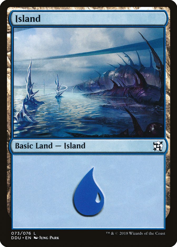 Island (73) [Duel Decks: Elves vs. Inventors] | Chromatic Games