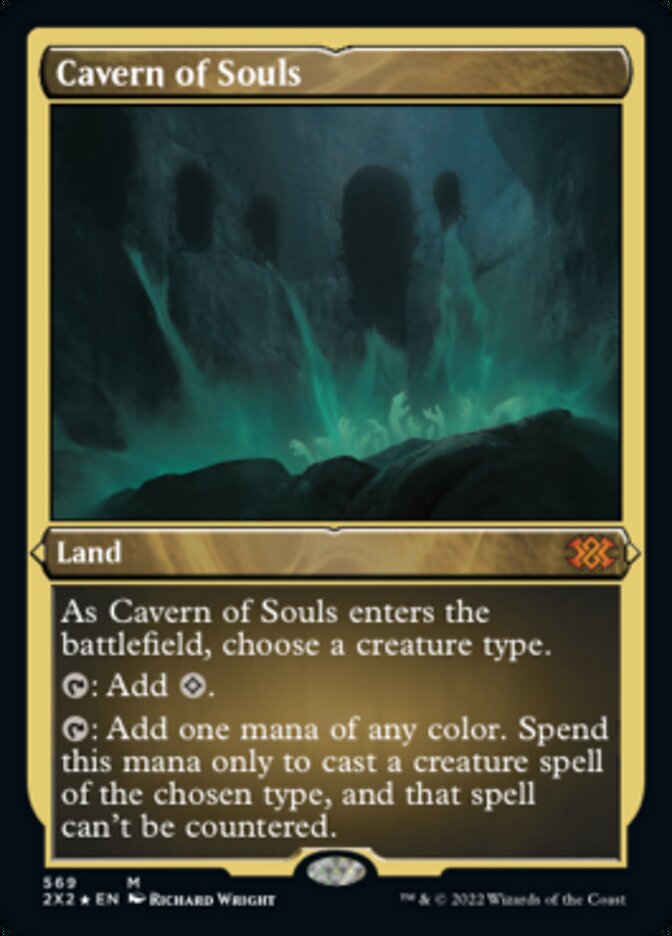 Cavern of Souls (Foil Etched) [Double Masters 2022] | Chromatic Games