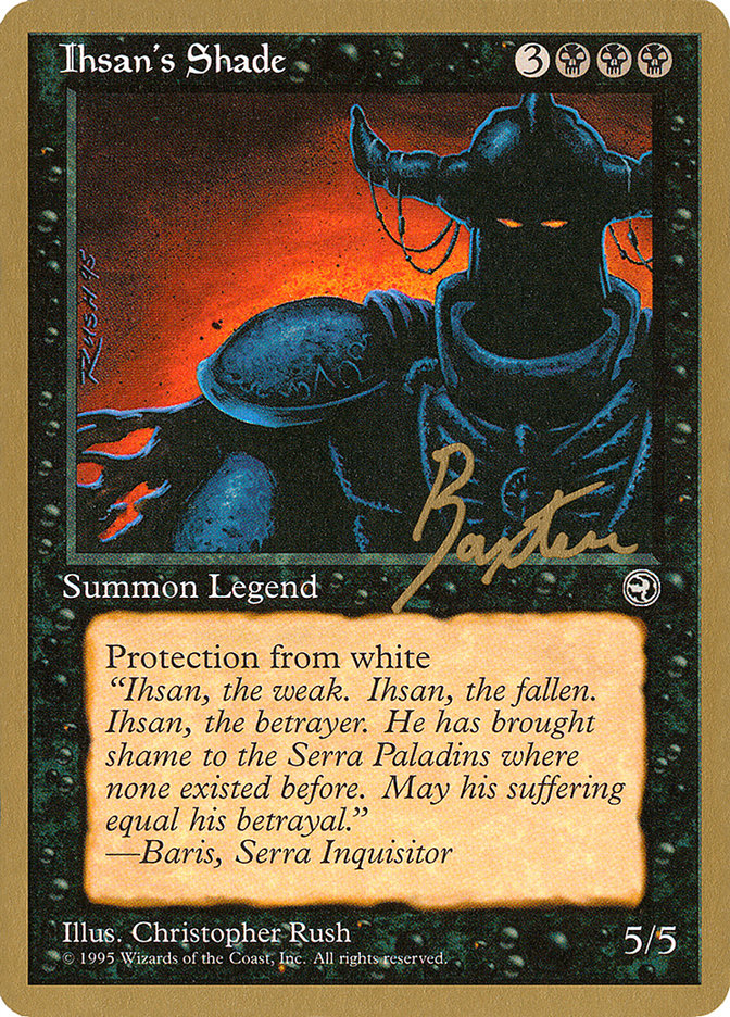 Ihsan's Shade (George Baxter) [Pro Tour Collector Set] | Chromatic Games