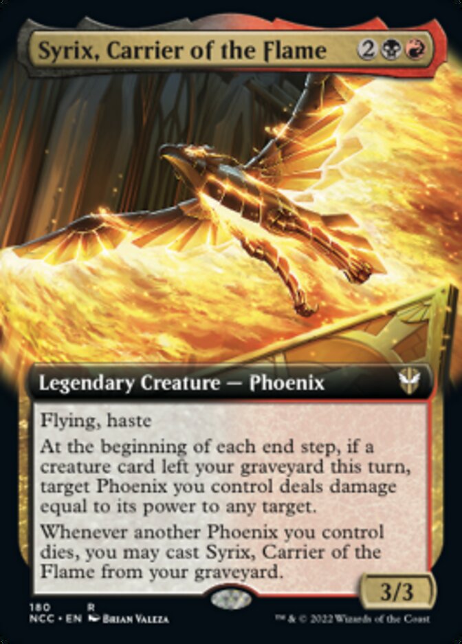 Syrix, Carrier of the Flame (Extended Art) [Streets of New Capenna Commander] | Chromatic Games