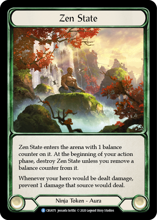 Zen State [CRU075] (Crucible of War)  1st Edition Normal | Chromatic Games