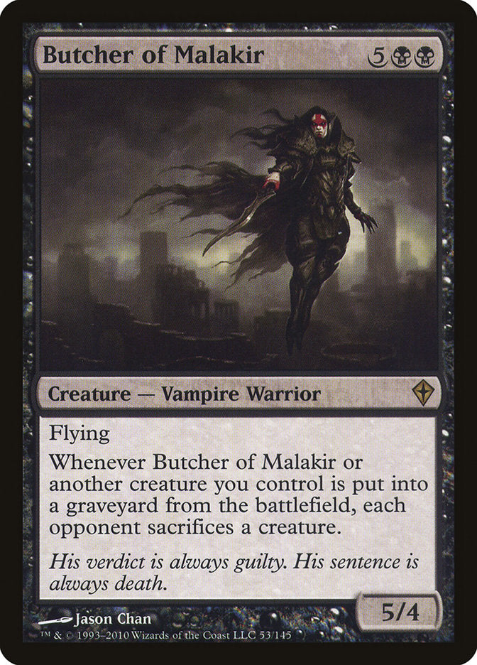 Butcher of Malakir [Worldwake] | Chromatic Games