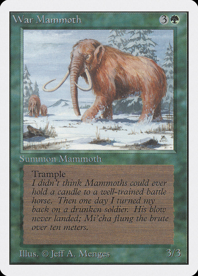 War Mammoth [Unlimited Edition] | Chromatic Games