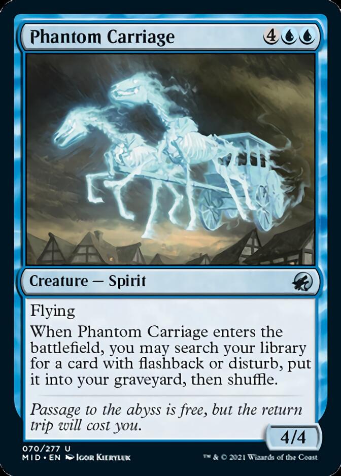 Phantom Carriage [Innistrad: Midnight Hunt] | Chromatic Games